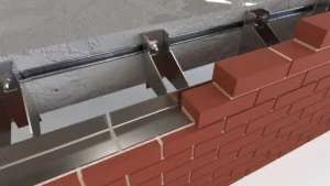 FIRMA Masonry Support installed into cast-in channel